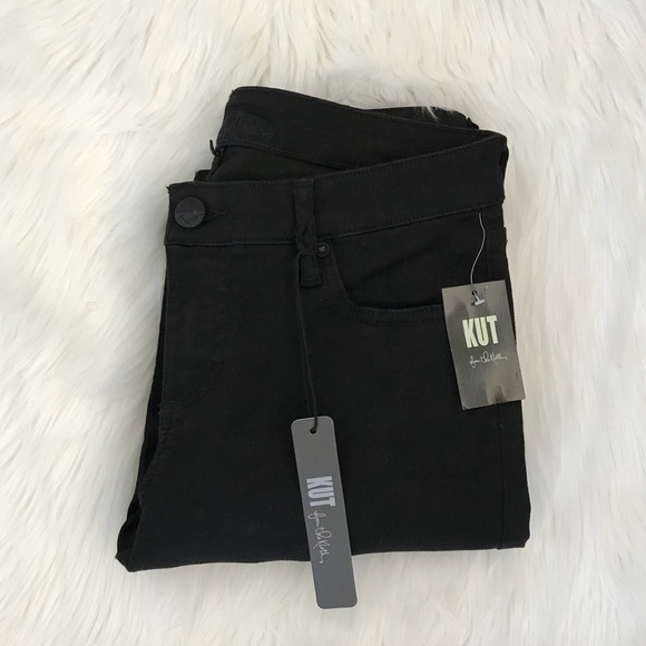 Kut from the Kloth Denim - Kut From The Kloth Distressed Straight Leg Jeans
